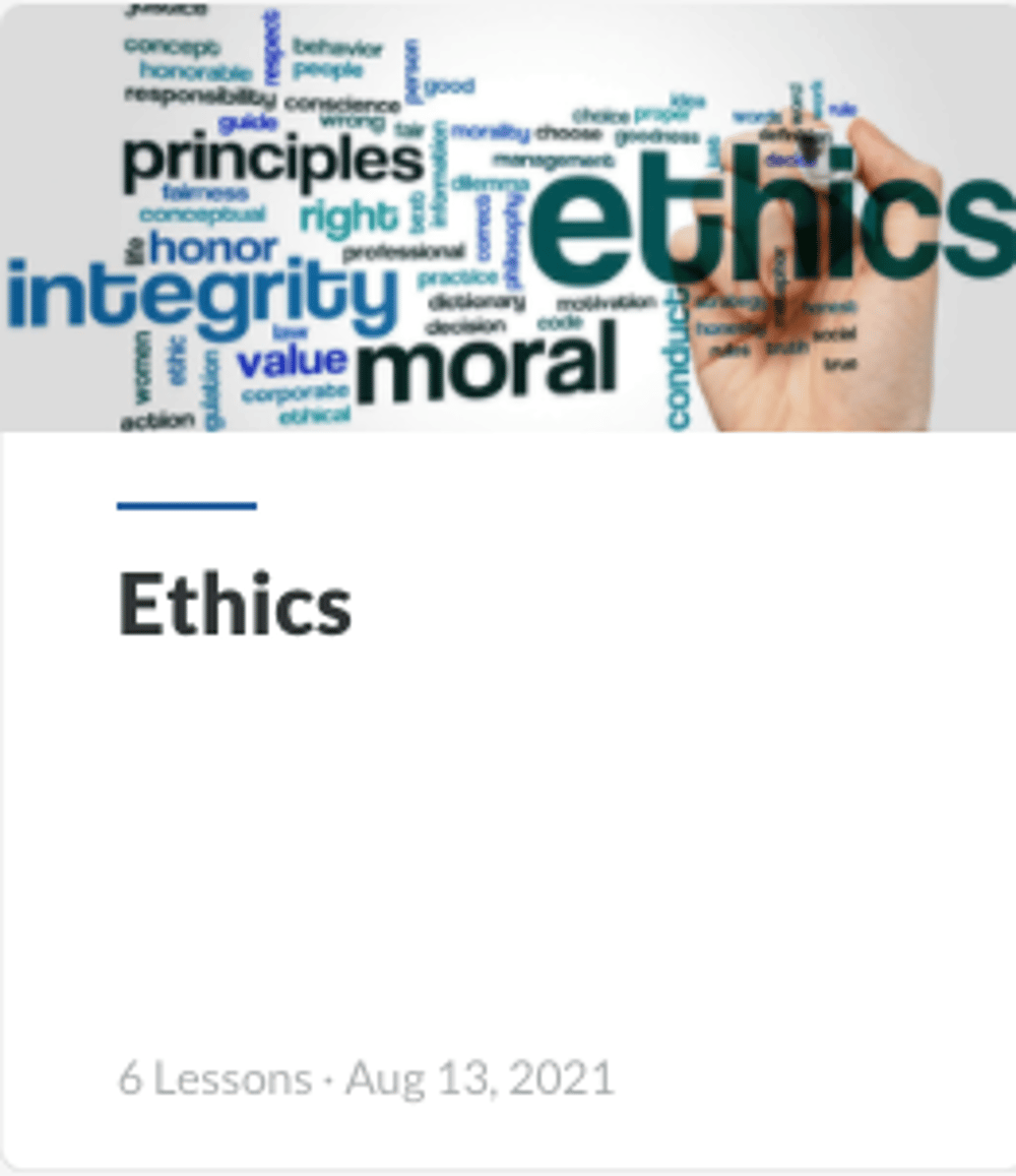 Ethics course